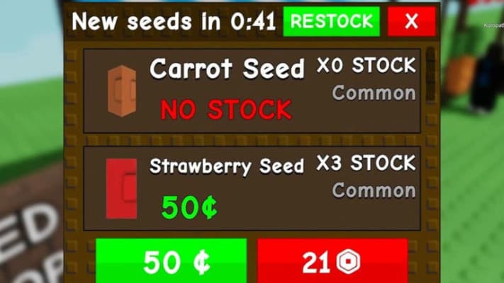Grow a Garden (Roblox) - Shop Restock — Shop Restock