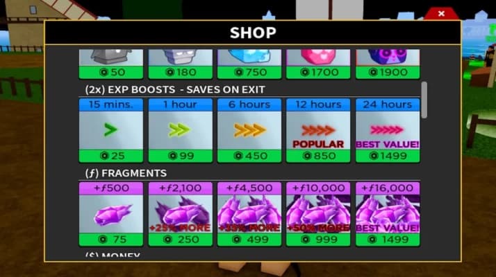 Blox Fruits - 2x EXP — 2x EXP