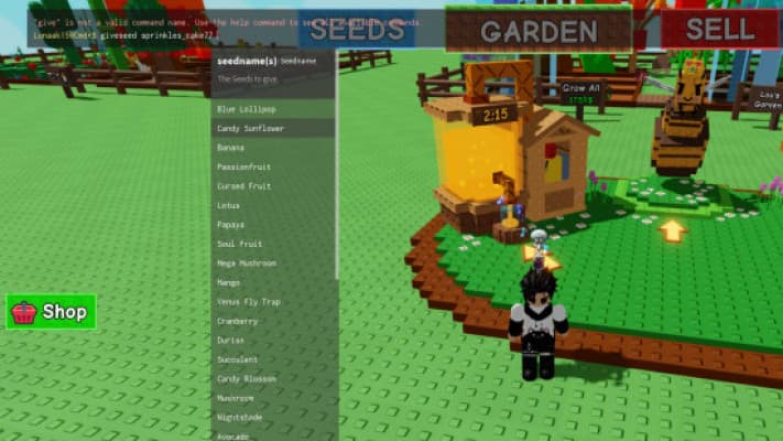 Grow a Garden (Roblox) - Admin Commands — Admin Commands