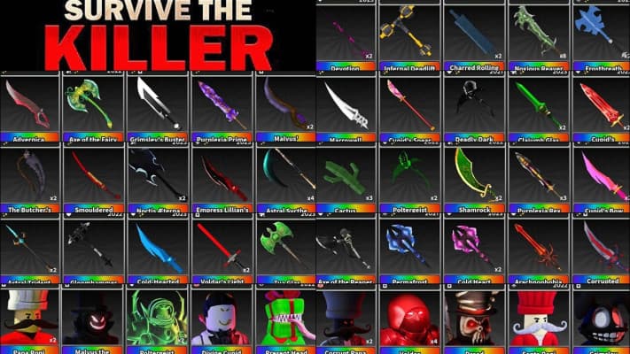 Survive the Killer - Unlock All Knives — All Knives