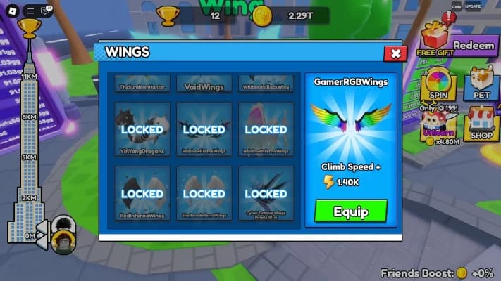 Climb and Jump Tower - All Wings — All Wings