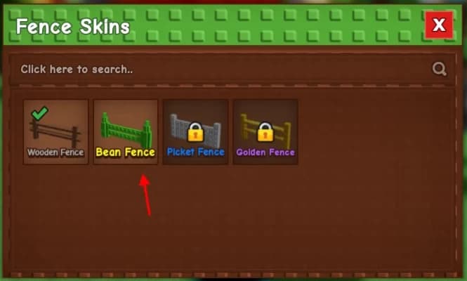 Grow a Garden (Roblox) - Fence Skins — Fence Skins
