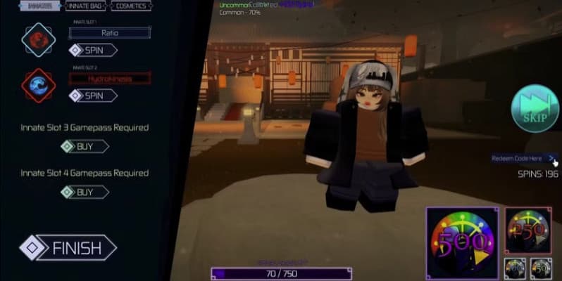 Jujutsu Infinite (Roblox) - Free Spins — 1,000 Free Spins