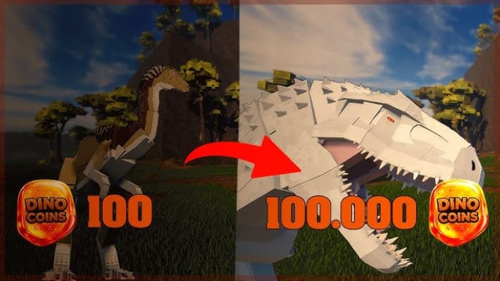 Jurassic Blocky (Roblox) - Free DinoCoins — 10,000 DinoCoins